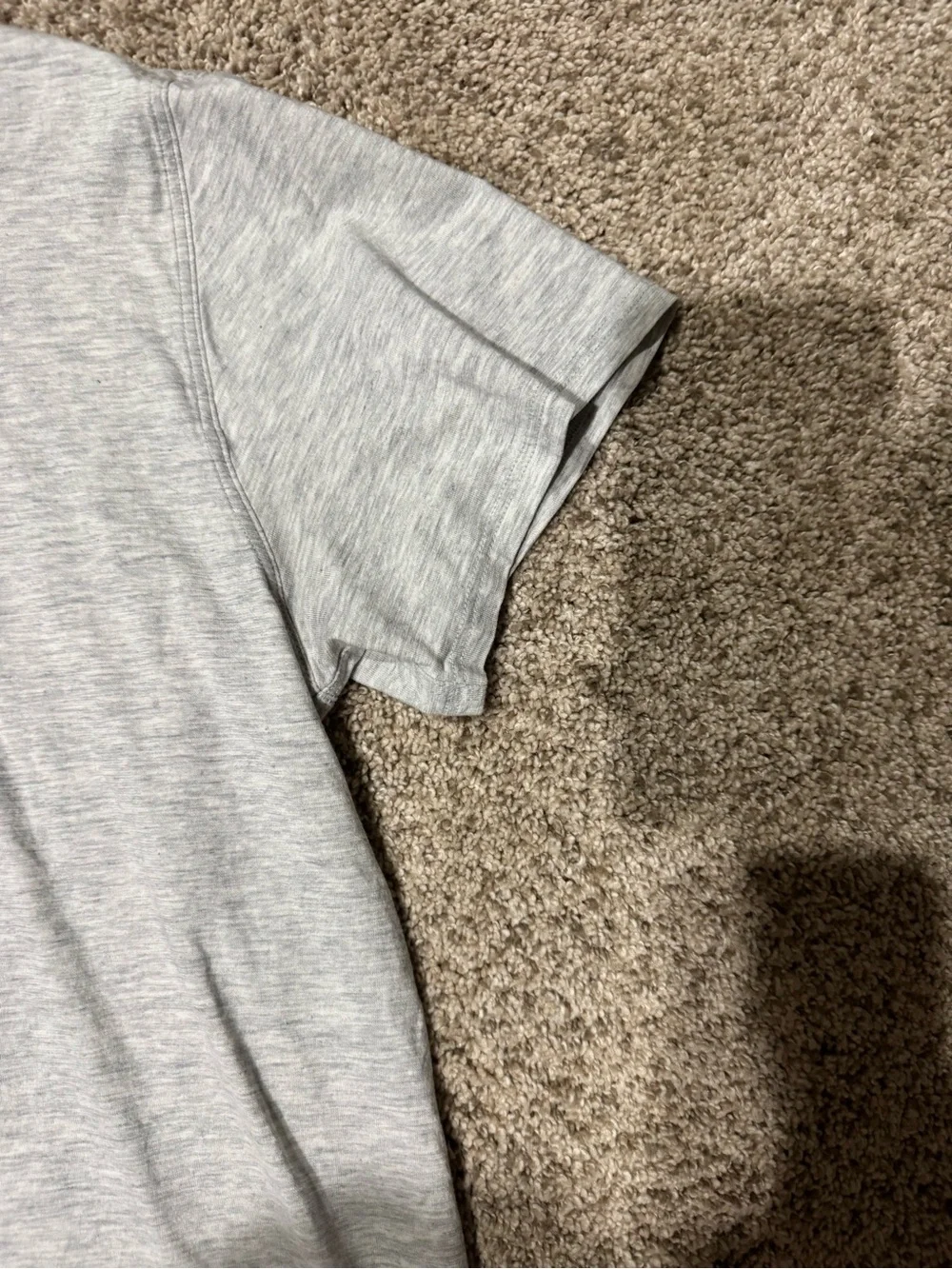 lululemon athletica Women's Heather Light Gray Short Sleeve Tee